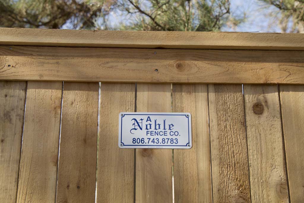 Noble Fence  806-773-0600